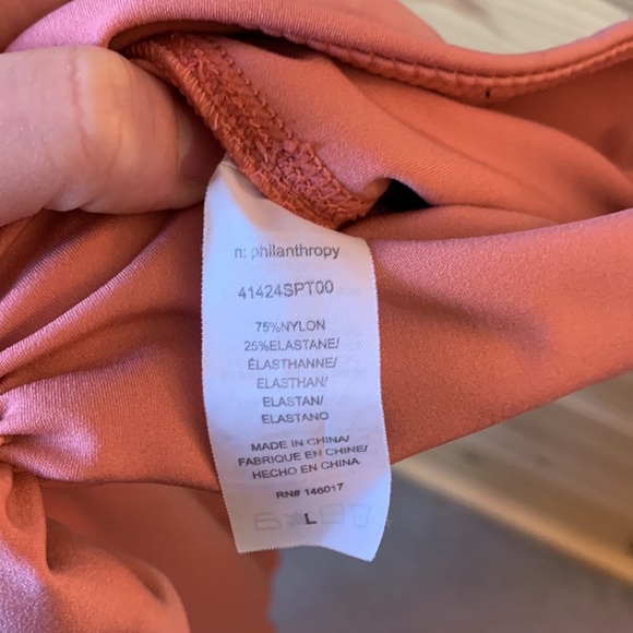 N:PHILANTHROPY Merrick Ruched Leggings Pink Size Large - Picture 10 of 11